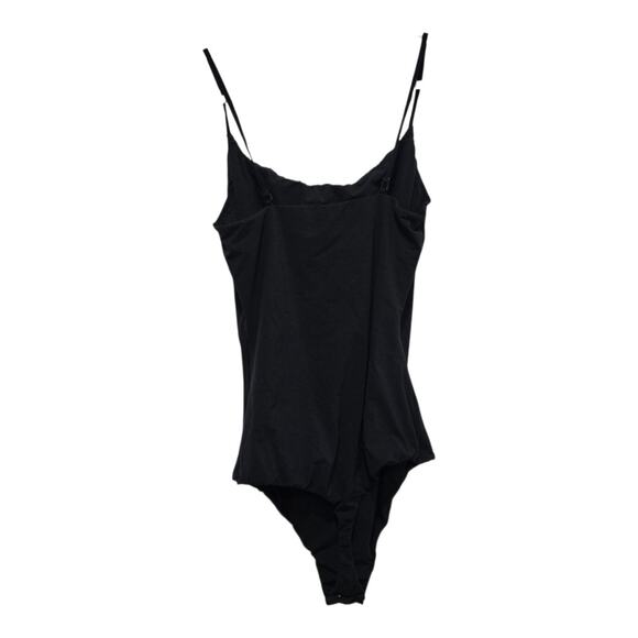 Quince Women’s M Black Stretch Bodysuit Adjustable Strap Scoop - Picture 1 of 8